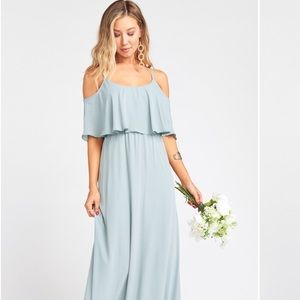 Show Me Your Mumu Caitlin Ruffle Maxi Dress.